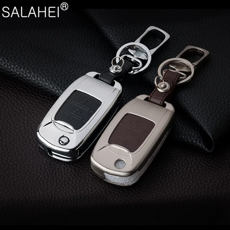 

Zinc Alloy Car key Case Cover Protection Shell Keychain For Baojun 510 730 360 310 560 RS-5 530 630 310W For Wuling Hongguang S