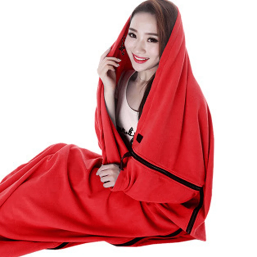 

Outdoor Sleeping Bag Camping Travel Warm Ultralight Sleeping Bag Portable Fleece Sleeping Bag