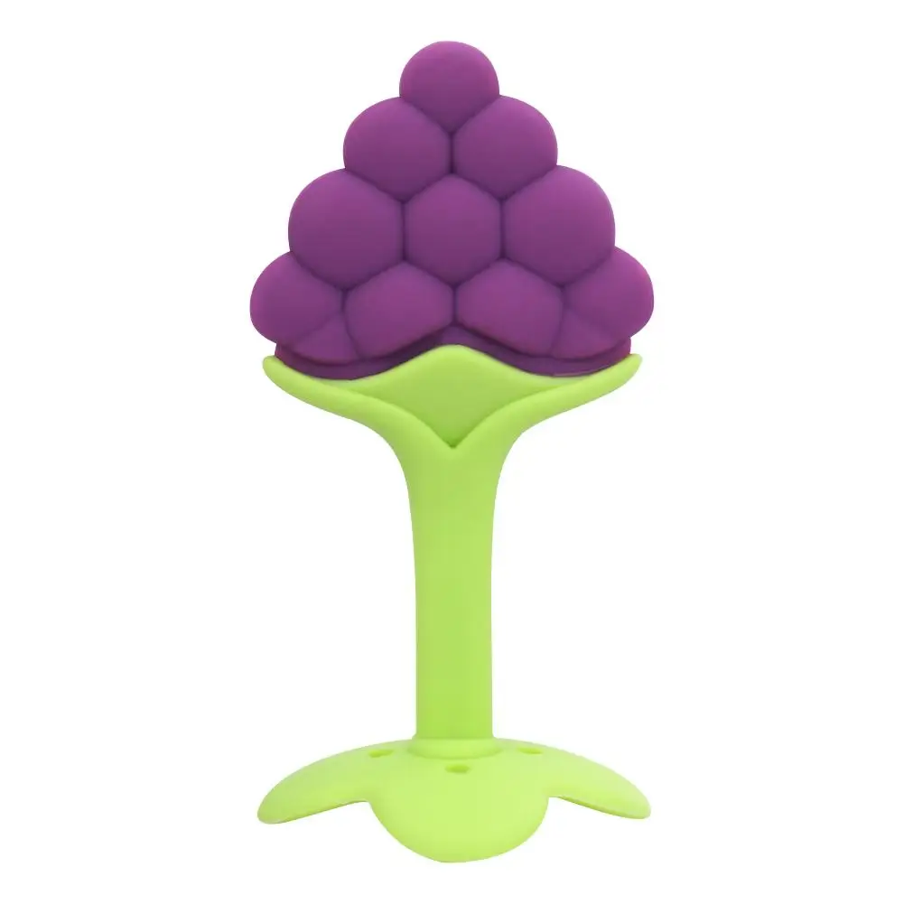 

Fruit Design Available Cute Silicone Teether Lovely Fruit Pattern Molars Silicone Baby Dental Burnisher Infant Dental Burnisher
