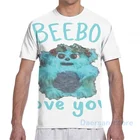 Waaa, Waaa, Beebo, надпись Love You для мужчин и женщин, модная футболка со сплошным принтом для девочек, топы для мальчиков, футболки с коротким рукавом