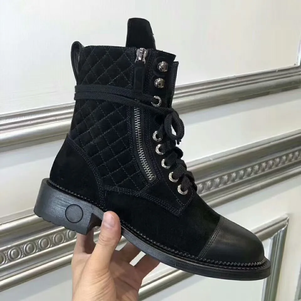 

High Quality Women's Boots Genuine Leather Ankle Boots Over-the-Knee Boots For Woman High Heels Round Toe Leather Boots 35-40