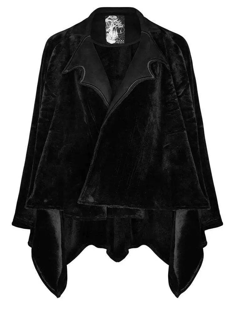 Панк рейв женские Turn Down Воротник Летучая мышь рукавами вельветовые накидки PY 399DP|