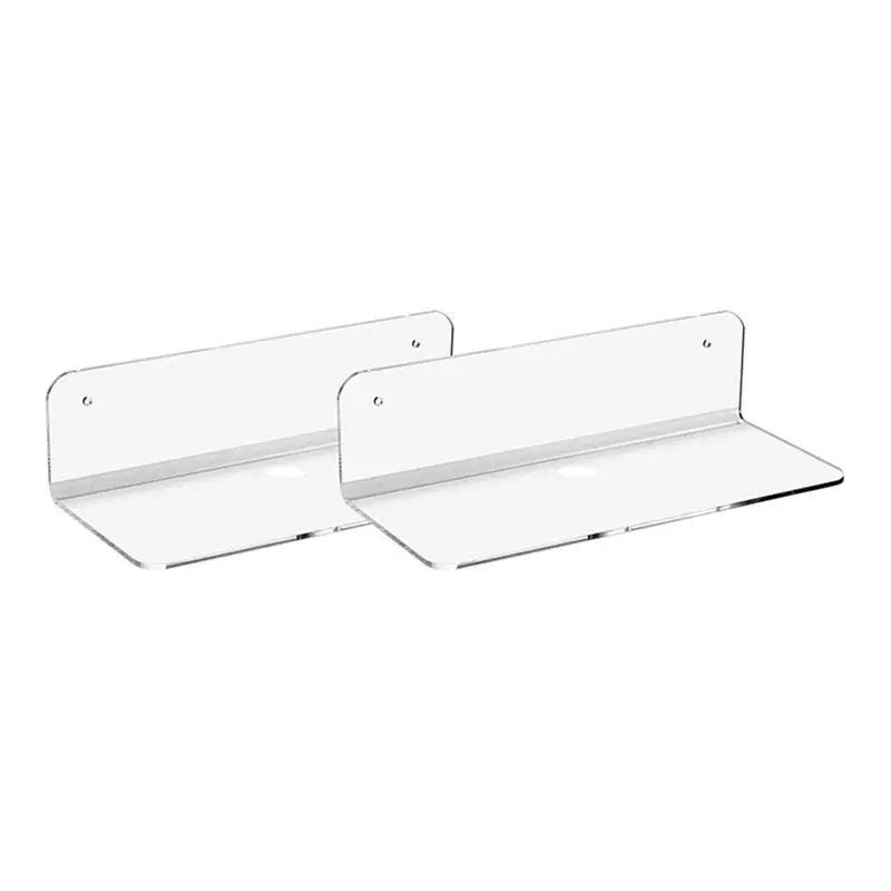 

1pc Speaker Storage Rack Wall Speaker Organizer Wall-mounted Audio Bracket for Hotel Bathroom