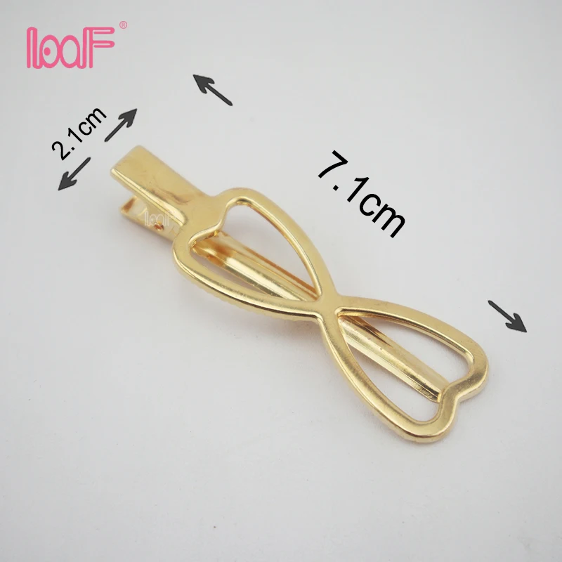 LOOF 1 шт. модный милый металлический бант стильная заколка для волос женские