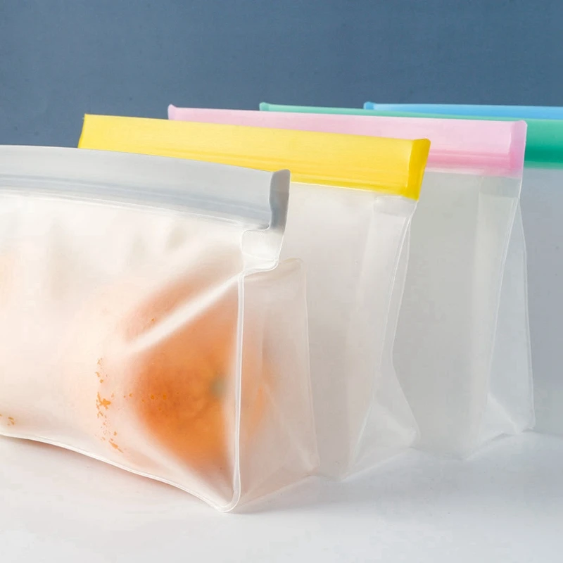 6 шт. многоразовые пластиковые пакеты на молнии для хранения продуктов | Дом и сад