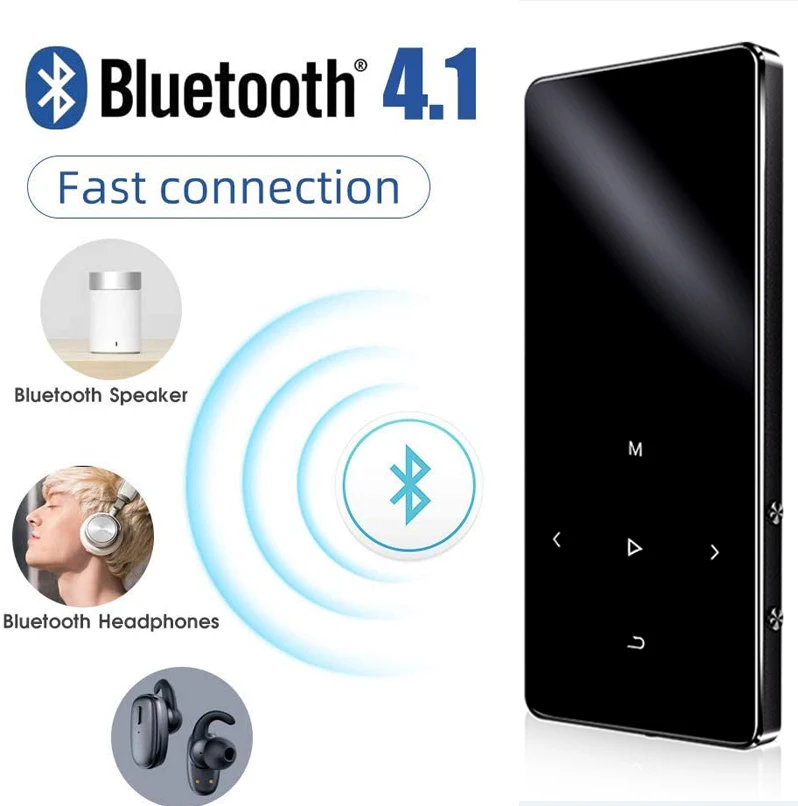 IQQ сенсорный Экран 16 Гб MP3 плеер с Bluetooth 4 2 версия и Динамик Портативный Walkman Fm/Радио