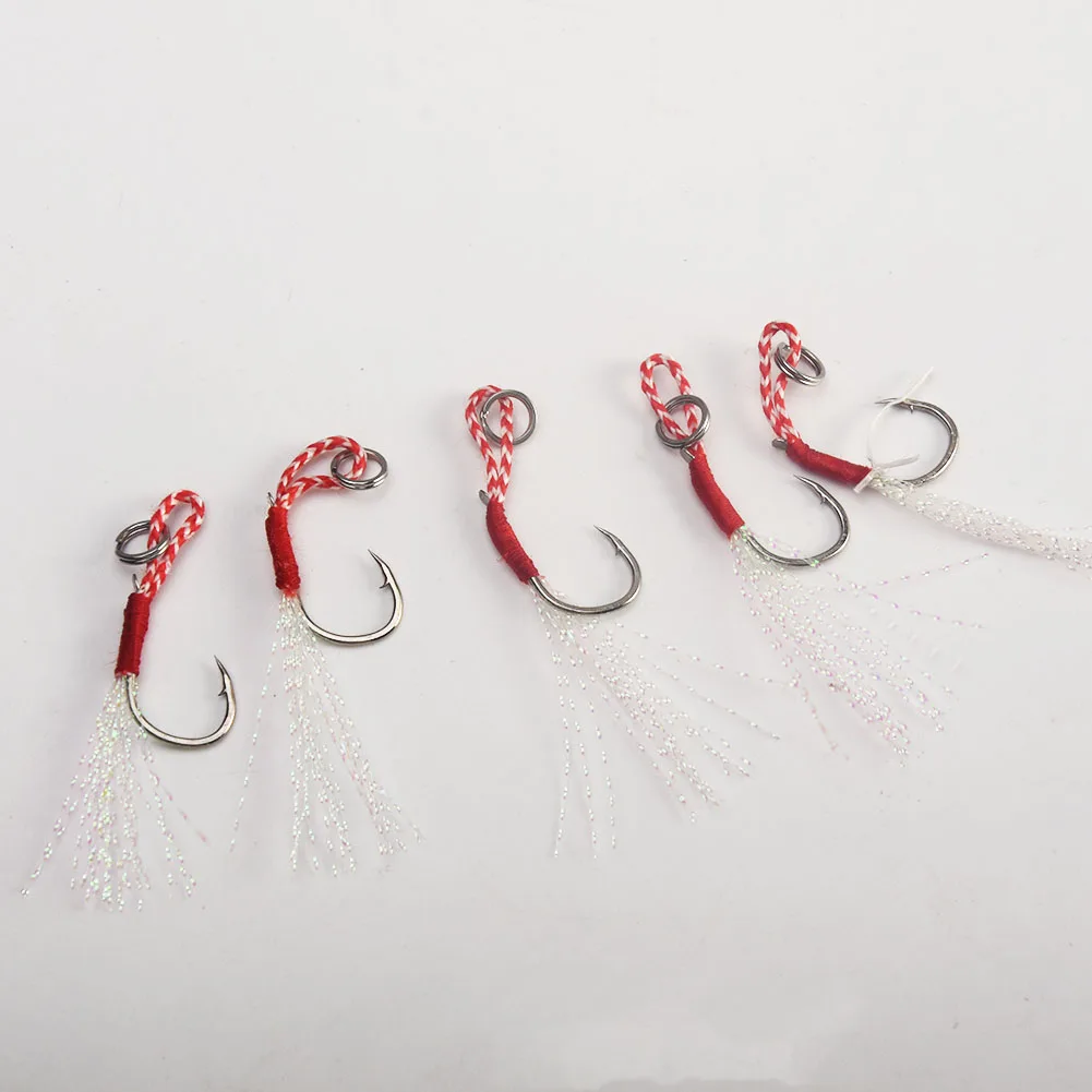 5 шт./набор рыболовные крючки из высокоуглеродистой стали | Спорт и развлечения