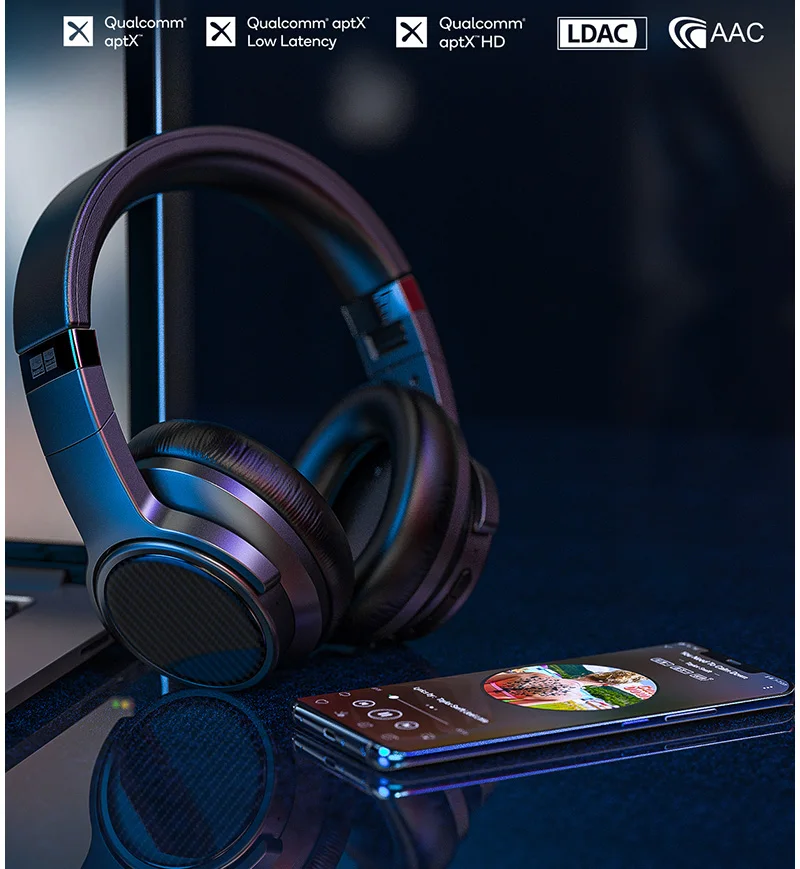 FiiO EH3NC активный Шум шумоподавления наушники Bluetooth 5 0 гарнитура Hi Fi глубокий бас