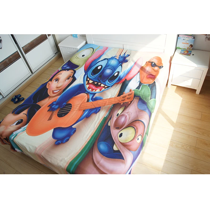 Disney Постельное белье синего цвета с принтом &quotЛило и Стич: &amp перекресная