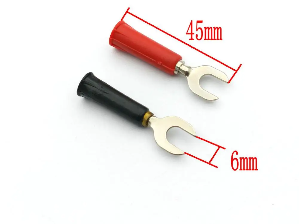 2 шт латунная Лопата 4 мм разъем типа &quotбанан&quot динамик|Соединители| |