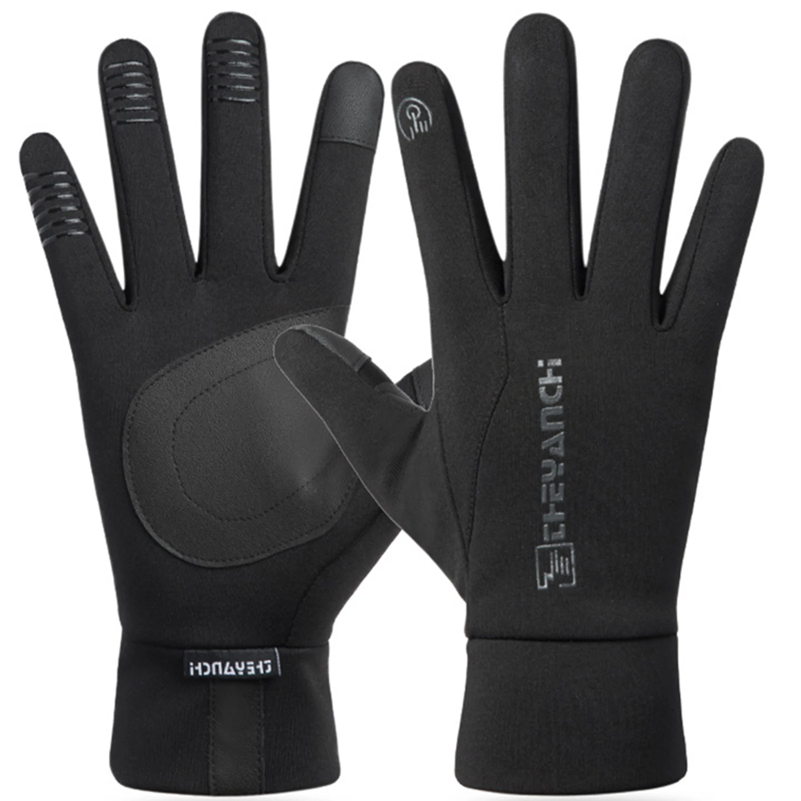 

Зимние перчатки унисекс премиум класса, противоскользящие утолщенные сохраняющие тепло перчатки для сенсорного экрана для мужчин и женщин...