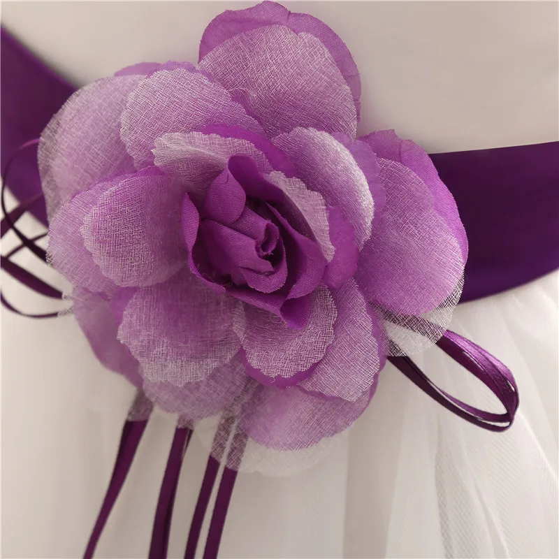 Летнее платье в цветочек для маленьких девочек Свадебная вечеринка без рукавов с