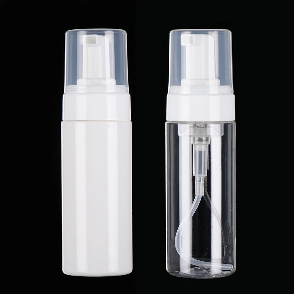 

50/80/100/150ML Plastic Soap Dispenser Clear Foaming Bottle Liquid Pump Container Hand Sanitizer Shampoo Shower Gel Container