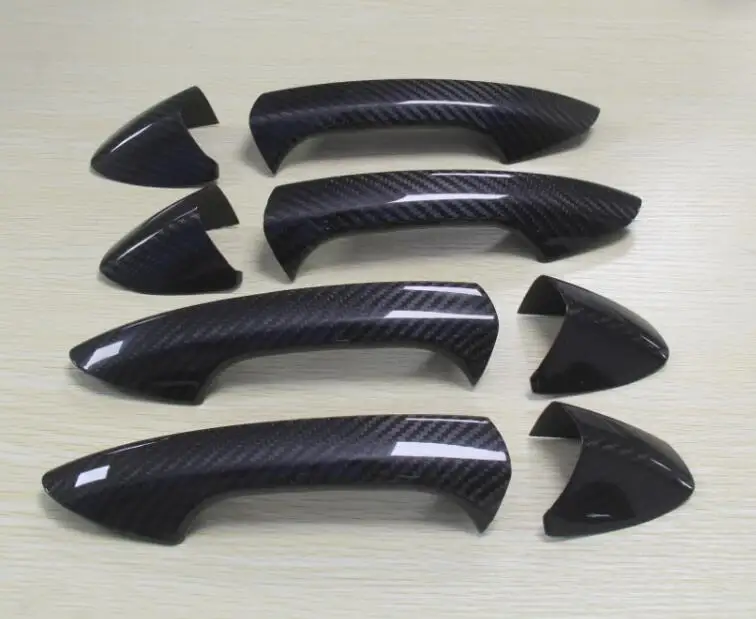 Крышка дверной ручки из углеродного волокна для Mercedes Benz W204 C Class C200 C250 C63 2009 2010 2011 2012