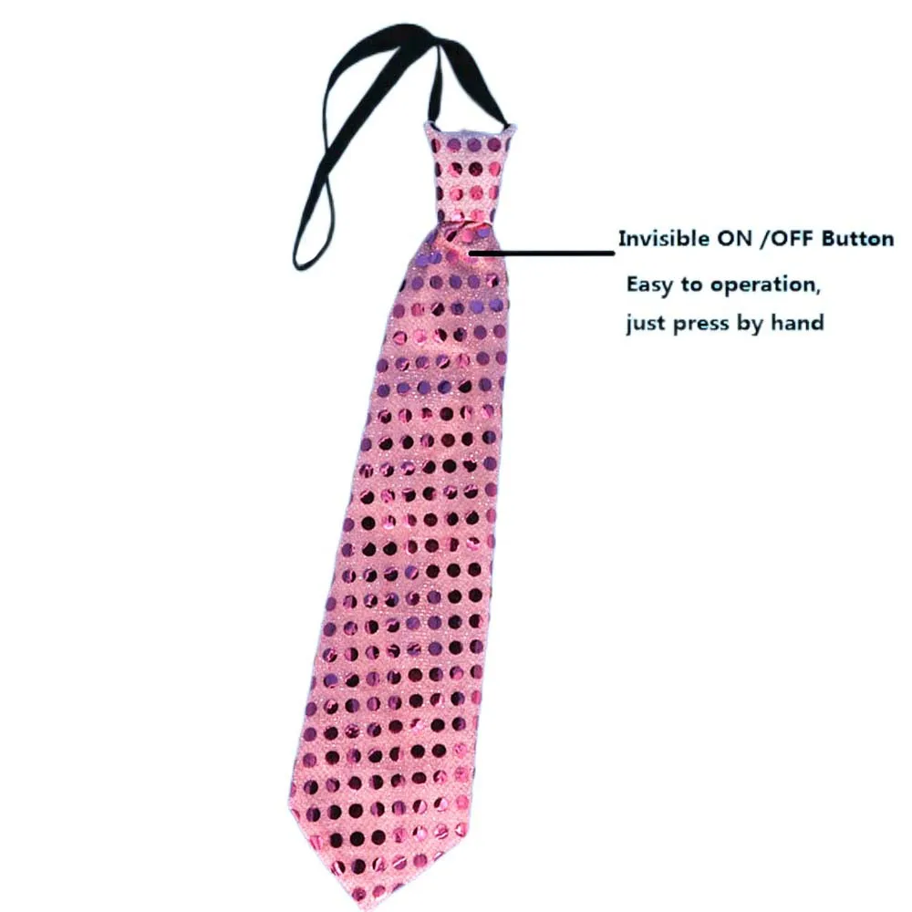 10 шт. мерцающий светильник галстук бабочка светодиодный мужские и женские