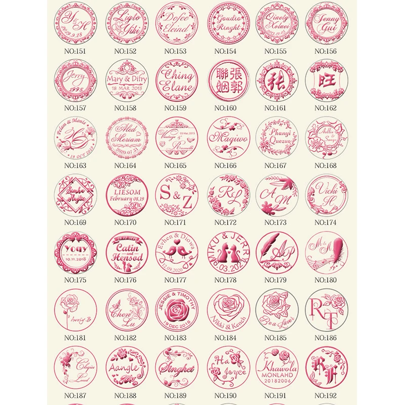 DIY старинная печать в стиле ретро индивидуальное название Свадебный восковой