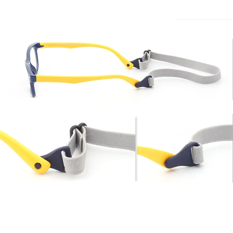 Детские квадратные очки с антибликовым покрытием оптическая оправа фильтром