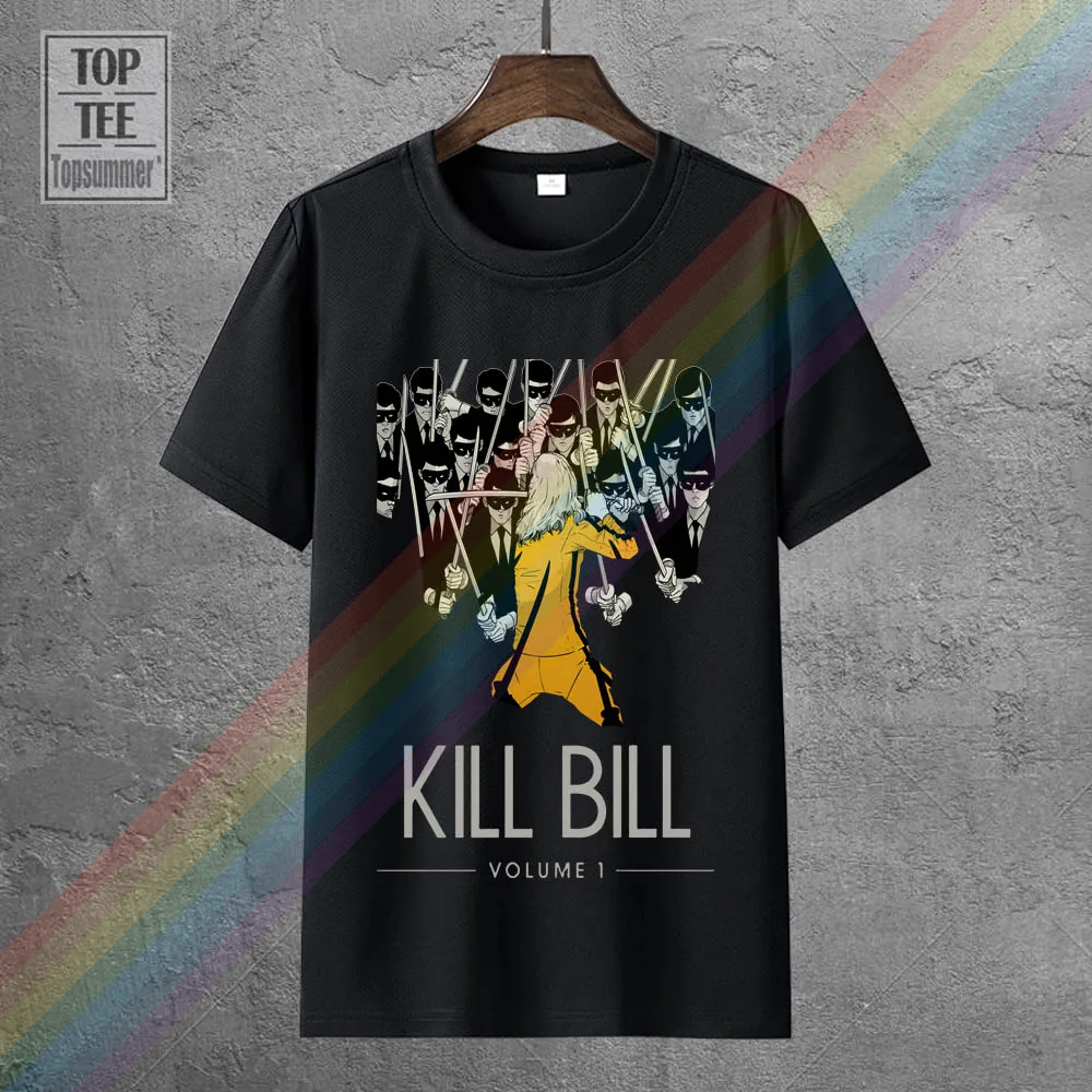 

Kill Bill Vol 1 By Quentin Tarantino Uma Thurman Black Mamba Movie T-Shirt S-3Xl Fashion T Shirt Hipster Cool Tops