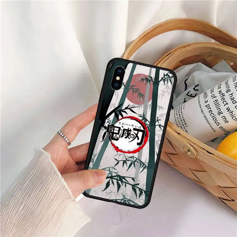 

Demon Slayer Kimetsu No Yaiba anime Phone Case for iPhone 11 12 mini pro XS MAX 8 7 6 6S Plus X 5S SE 2020 XR luxury shell coque