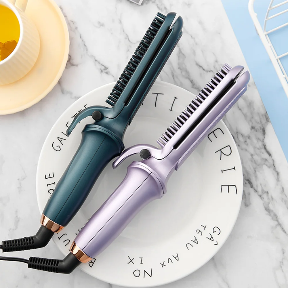 

2-in-1 Hair Straightener and Curler with 2 Adjustable Temperature 30s Fast Heating Hair Styling Kit for All Hairstyles