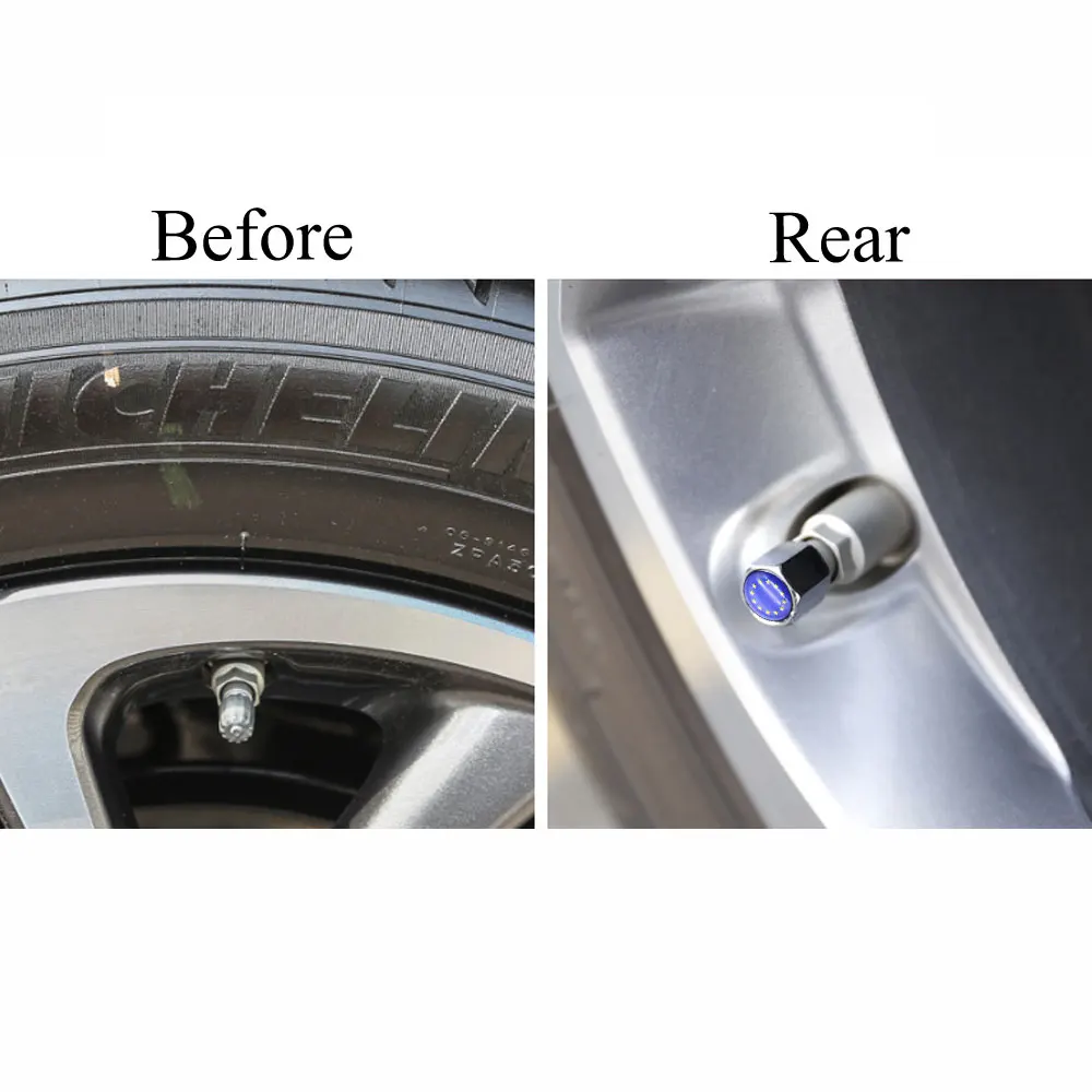 DSYCAR 4Pcs/Set Car Styling Zinc Alloy Tire Valve Caps Wheel Tires Stem Air Cap Airtight Covers | Автомобили и мотоциклы