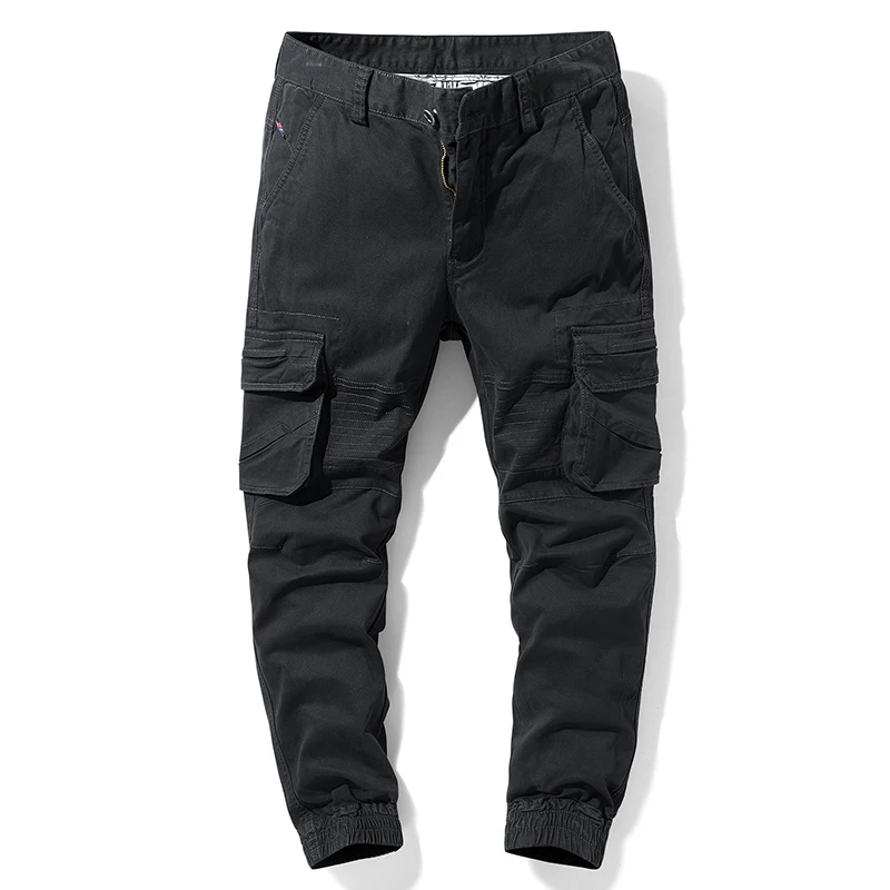 

Hot selling 2021 New Men Jogger Cargo Pants Casual Loose Tactical Military Pants Men Big Size Solid Color Sweatpant Trousers Men