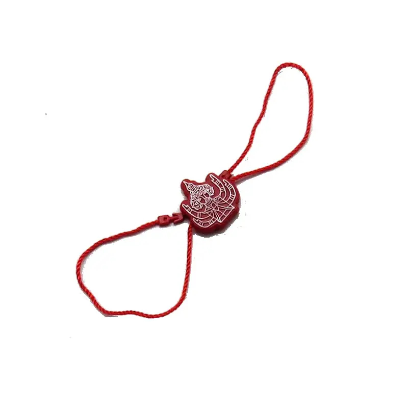 Пластиковая бирка с застежкой печатью логотипа Llogo |