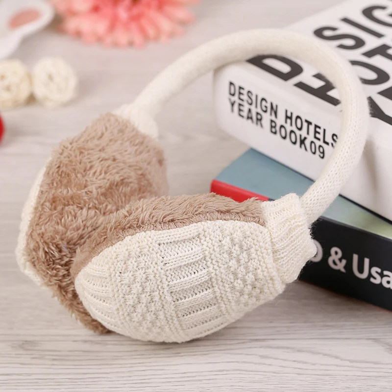 

Winter Knitted Earmuffs Women 2020 New Ear Protector Super Warm Ear Muffs Cover Plush Cute Comfortable Kawaii Ear Warmers