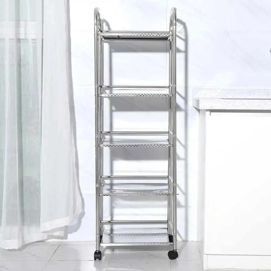 5 круглый Ланч-бокс Нержавеющая сталь стеллаж для хранения полки Пособия по