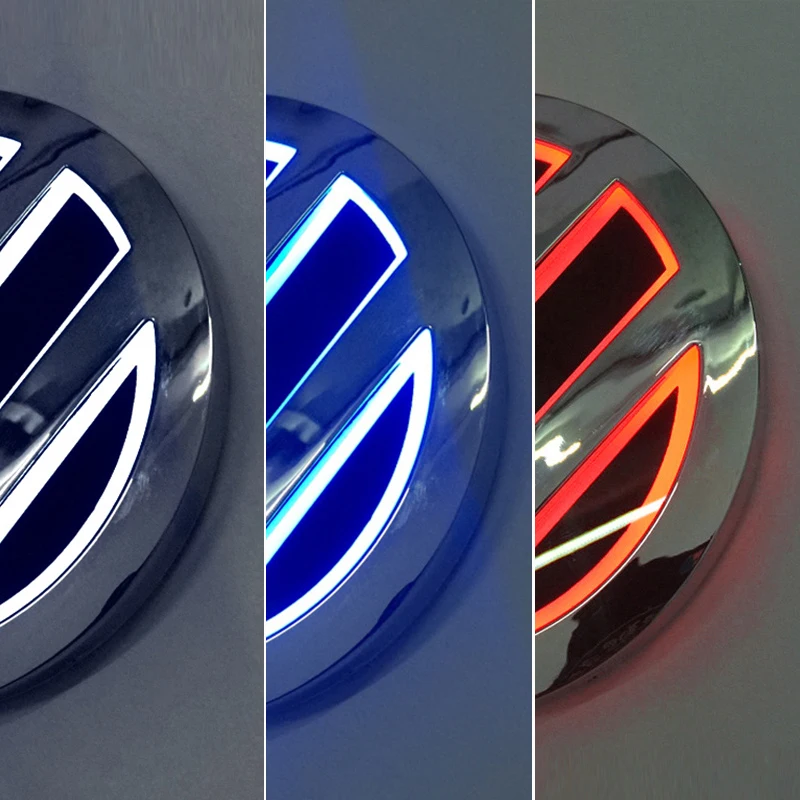 5D светодиодный маркерный свет для Volkswagen caddy touran Golf 4 MK4 Scirocco Tiguan Magotan Passat B6 B7 CC T5 светодиодный логотип знак света