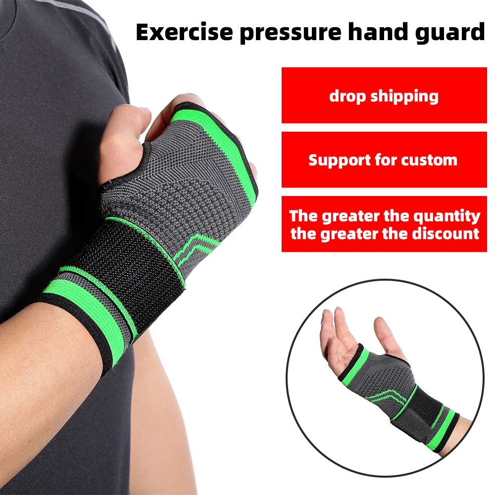 Ультратонкий дышащий мужской браслет артрит повязка на запястье бандаж рукав