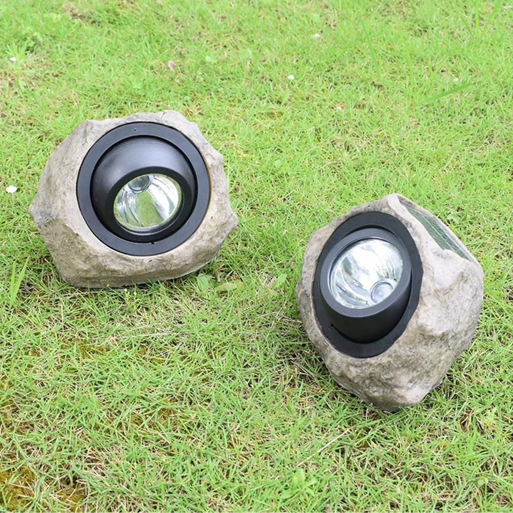 

Creative Large Outdoor Garden Light LED Solar Decorative Rock Stone Spot Lights Lamp Yard Decoracion Exterior Led Garden