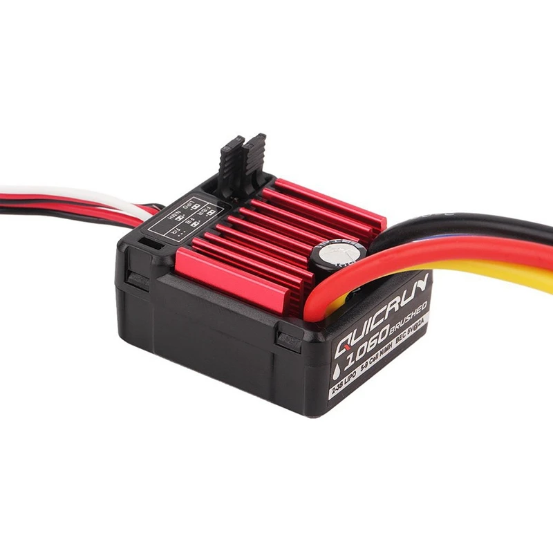 Радиоуправляемые автозапчасти HobbyWing QuicRun 1/10 водонепроницаемый матовый 60A