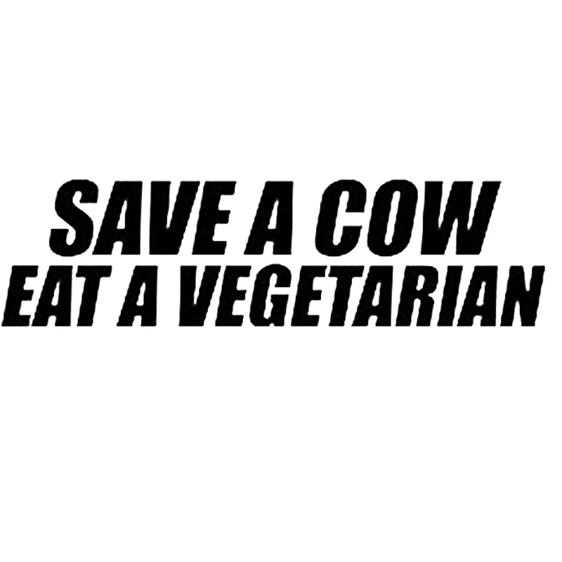 

Наклейка на бампер автомобиля «сохранение коровы», 15*4,1 см