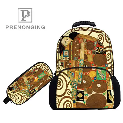 Пользовательские 17 дюймов Gust av художественные рюкзаки пеналы для ручек 3D печать