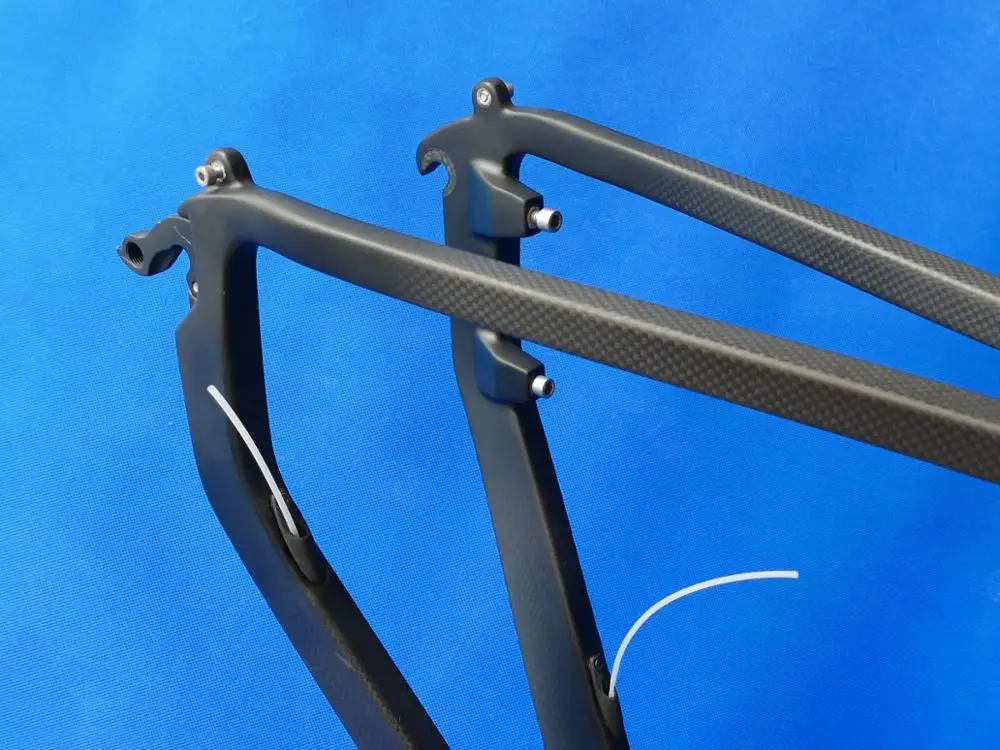 Новый полноуглеродный циклокросс рама для велосипеда блестящая матовая