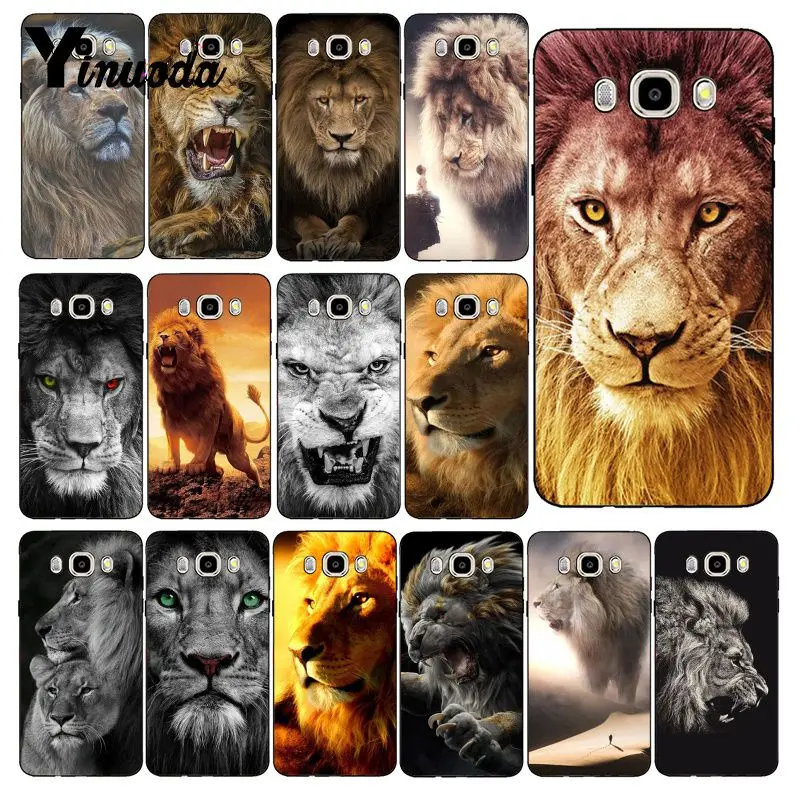 

Yinuoda Animal lion Phone Case For Samsung Galaxy J7 J6 J8 J4 J4Plus J7 DUO J7NEO J2 J5 Prime