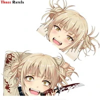 a756 toga himiko for boku no hero academi big head anime car stickers waifu decals laptop car styling motorcycle car accessories