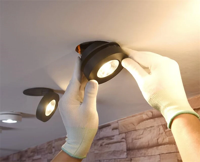 Диммируемый круглый поверхностный монтажный COB светодиодный светильник 5 Вт/7