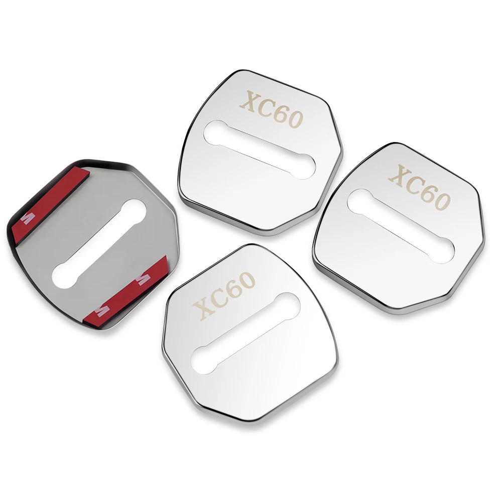 4 шт. автомобилей Дверные замки Защитная крышка Логотип колпаки с эмблемой