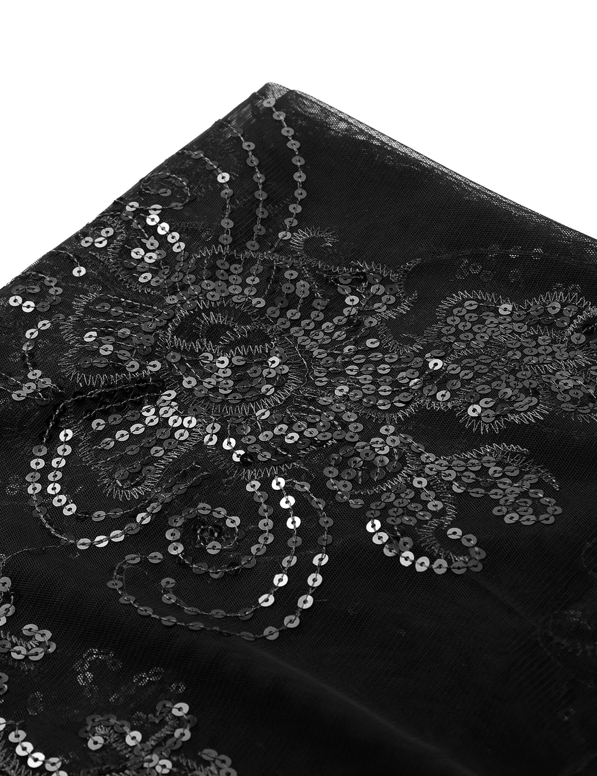 Блестящий шарф-накидка с бахромой для женщин девушек и 1920 |