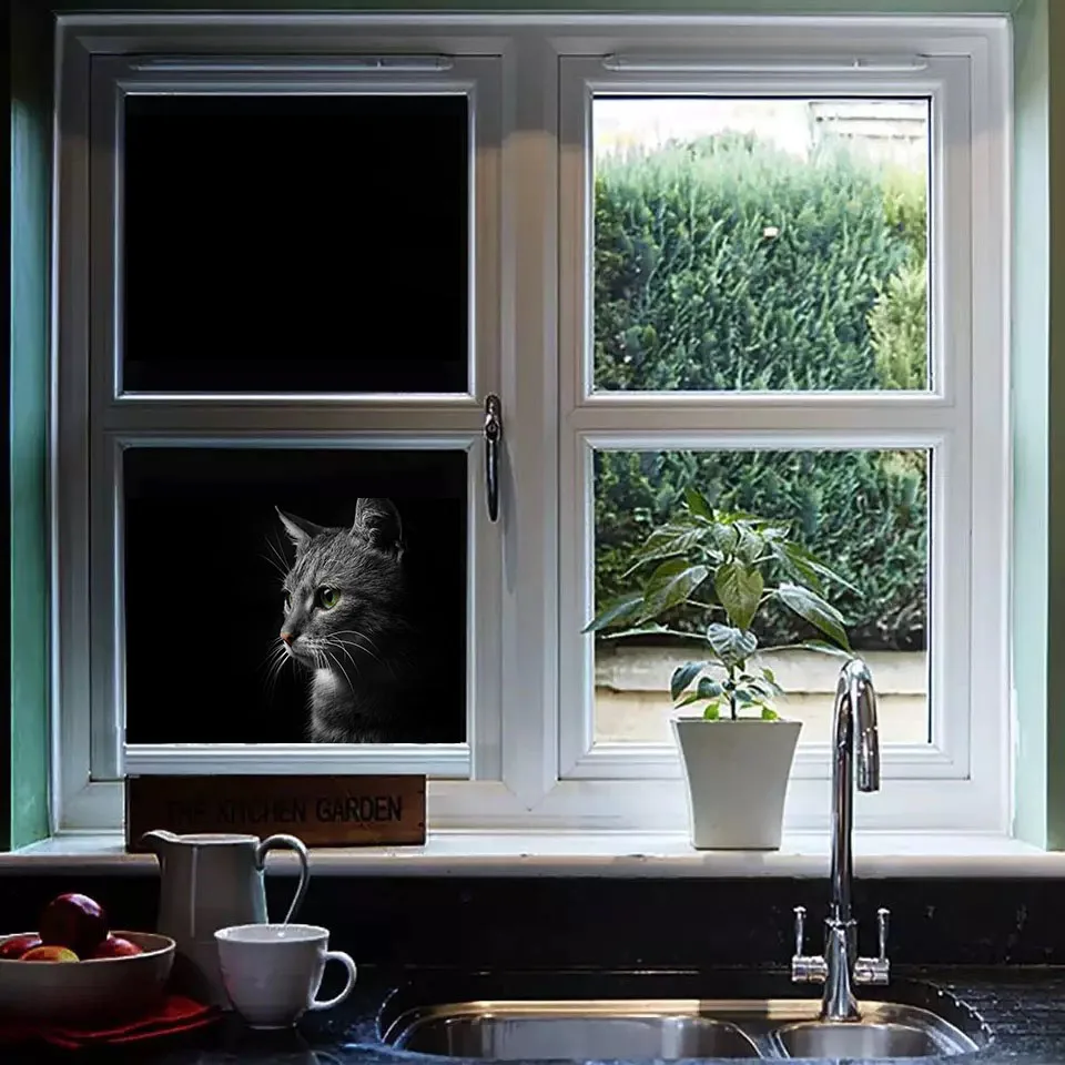 Оконные стеклянные пленки заказного размера Затемняющая наклейка витражная