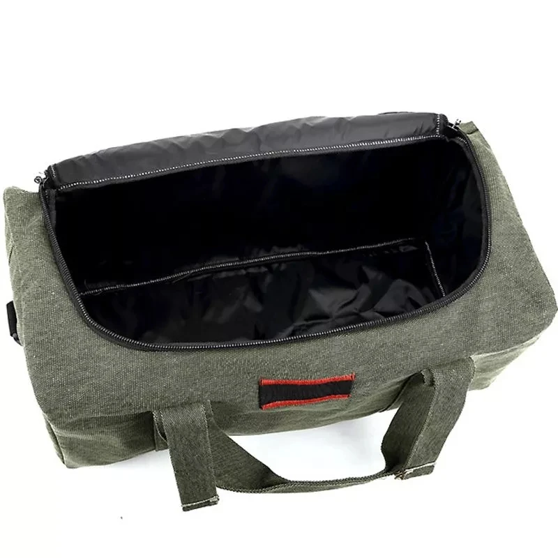 Водонепроницаемый холст Для мужчин дорожные сумки Сумка для путешествий на