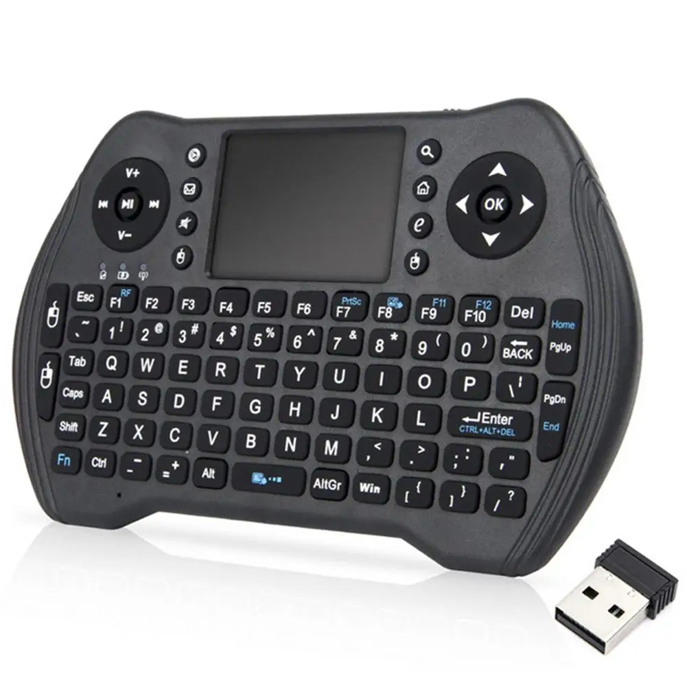 I8 MT10 2 4 ГГц мини беспроводная клавиатура с тачпадом для Android TV Box ПК