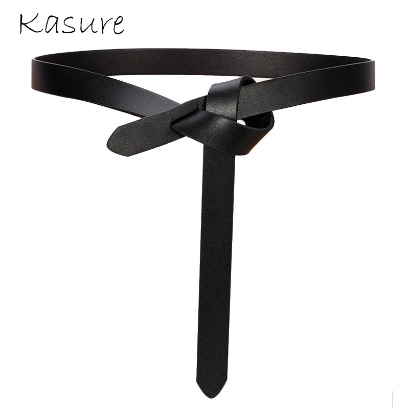 

Ремень женский из искусственной кожи, с пряжкой-бантом