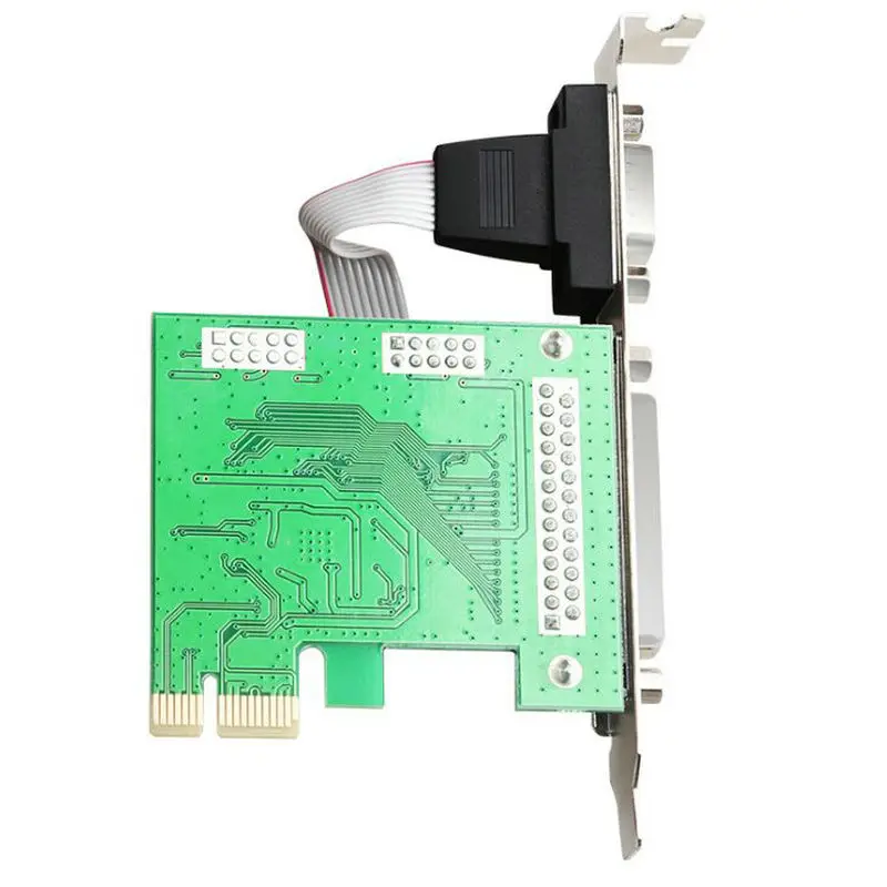 Серийный порт Great-Q RS232 RS-232 COM &amp DB25 принтер параллельный LPT к PCI-E PCI Express переходная