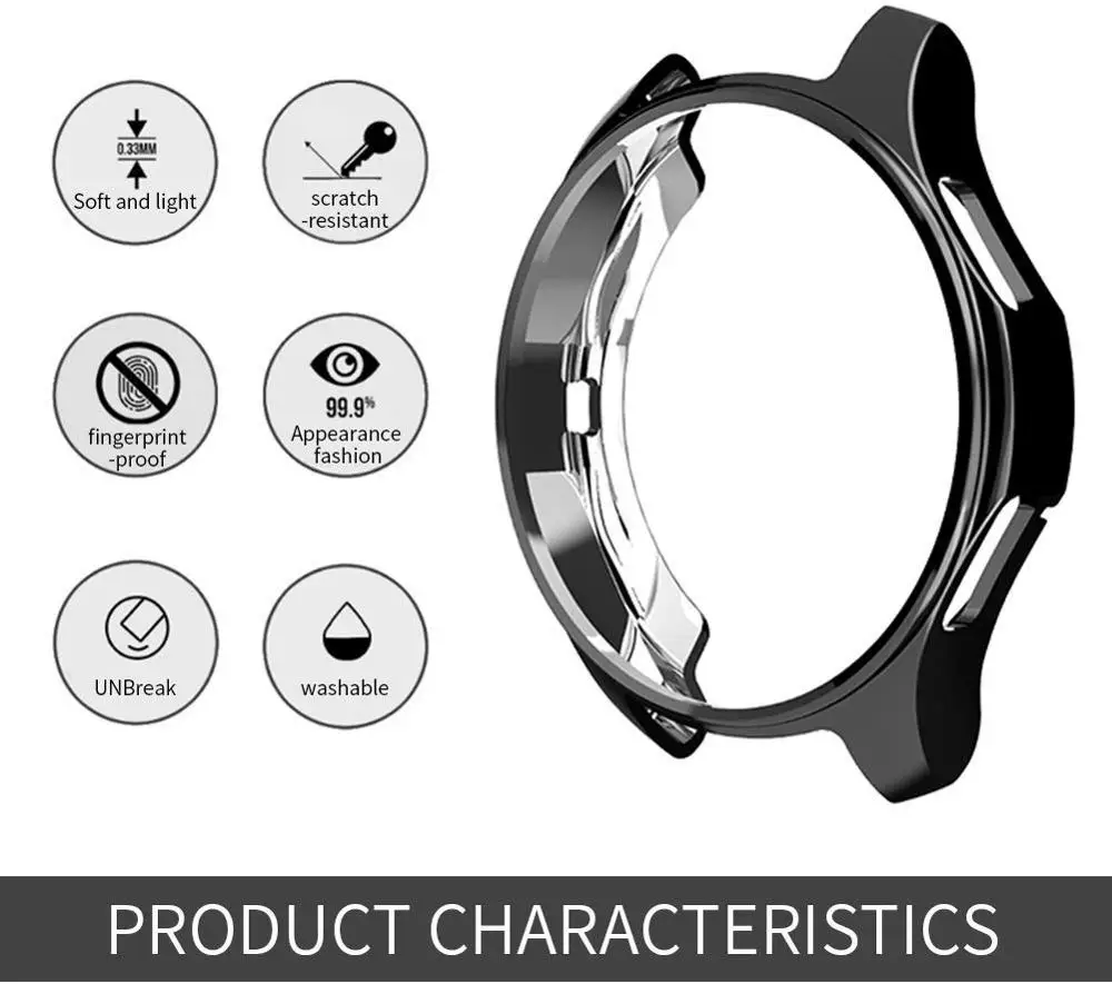 BOX W чехол для Samsung Gear S3 SM R760 TPU Защитный Galaxy Watch 46 мм R800 Смарт часы|Смарт-аксессуары| |