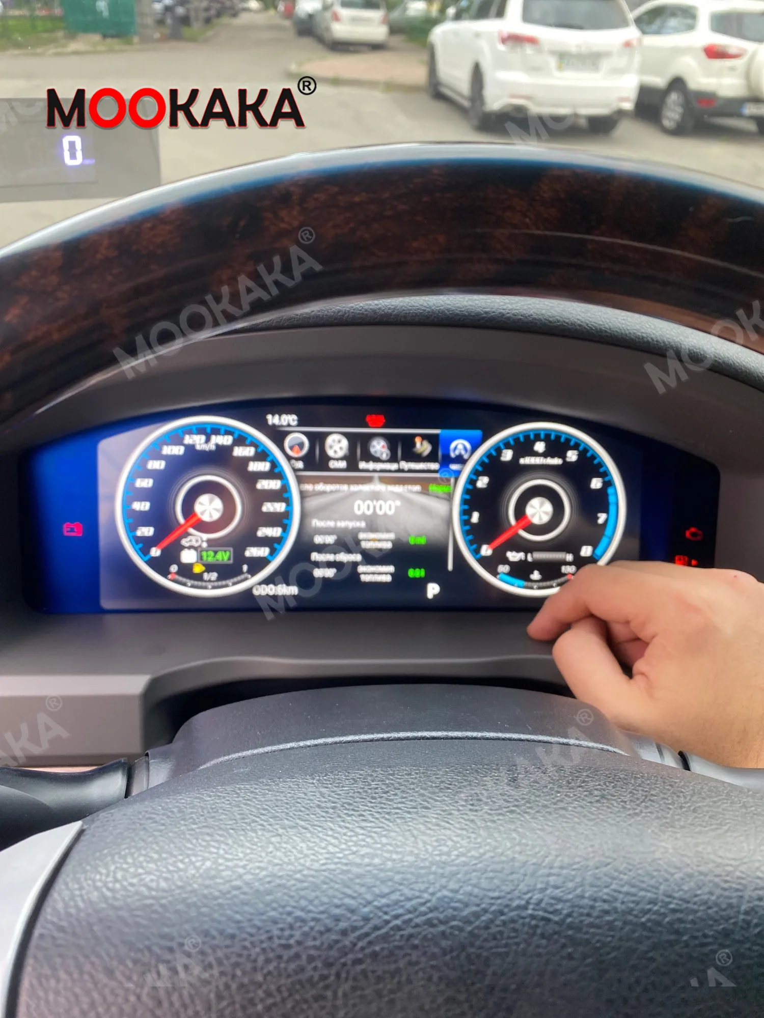 Для Toyota Land Cruiser 2008-2020 Android цифровой метр фотопанель замена телефон мультимедийный