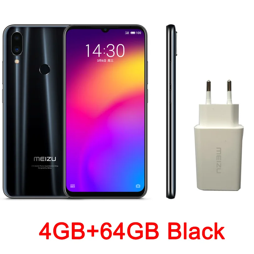 4GB 64G Black Глобальная версия, meizu Note 9 4 ГБ/64 Гб 128 ГБ 48.0MP Камера отпечатков пальцев Snapdragon 675 Octa Core 6," 2244x1080 p FHD - Цвет: 4GB 64G Black