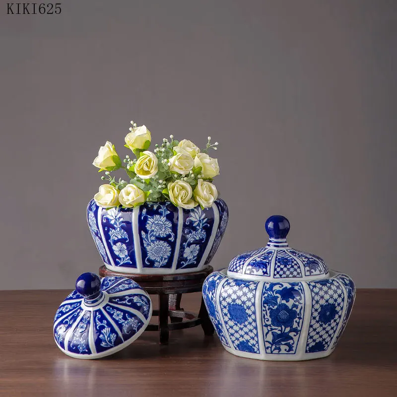 

Classical Ceramic Flower Pot Vase Flower Arrangement Container Storage Tank Countertop Decoration Flower Vase Home Decoration